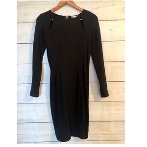 Bar III Black Long Sleeve Dress